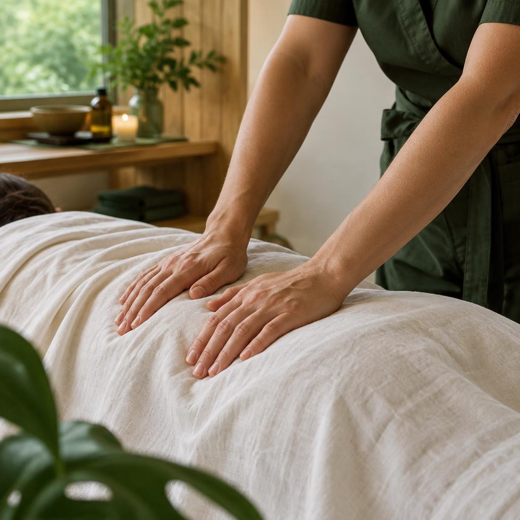 Handmatige massagebehandeling met persoonlijke aandacht
